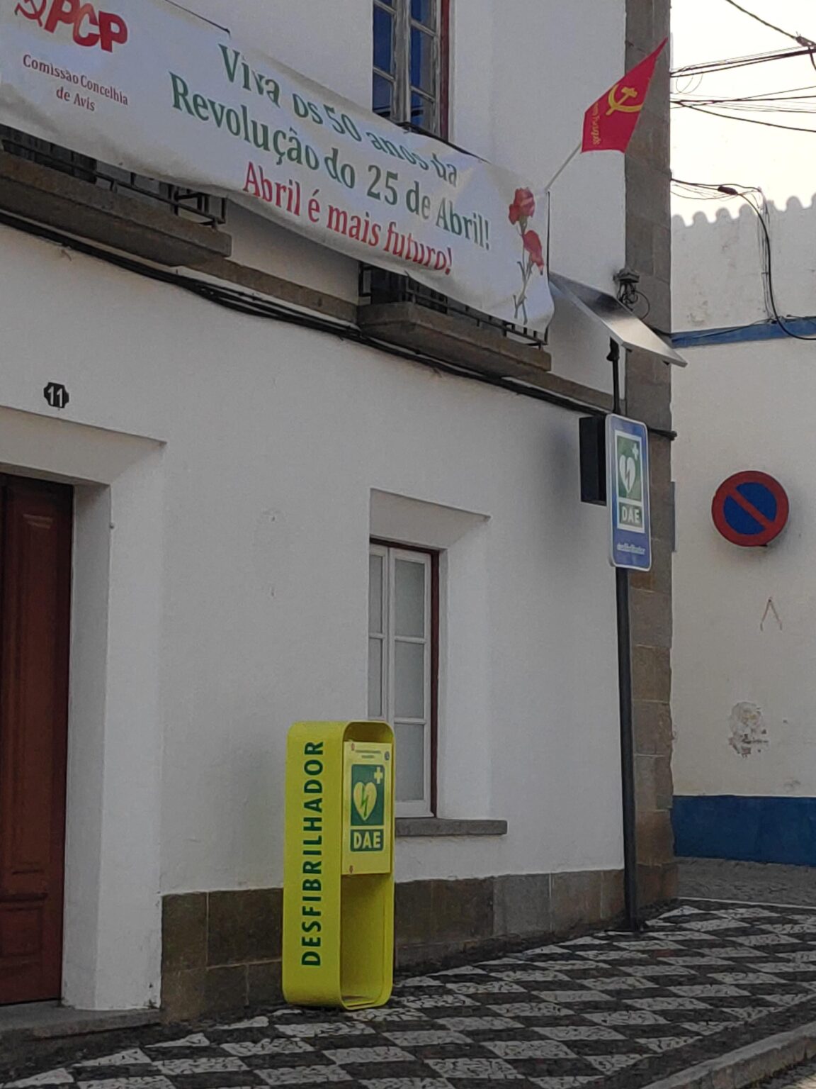 Die beste Lage war unmöglich. [Avis, Portalegre]