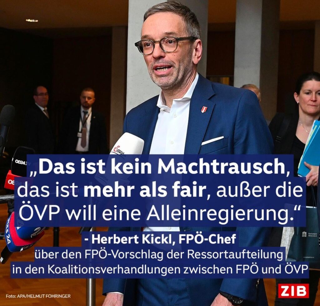 Kickl: Ich habe keinen Gottkomplex, ich bin Gott!!!!