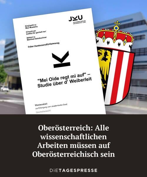Ist eh ois ein Bledsinn Vo de Großkoperts Studiatn!
