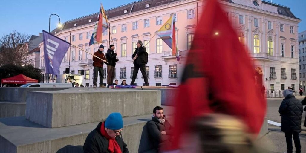 Demo gegen Blau-Schwarz: Zehntausende marschieren durch die Wiener Innenstadt
