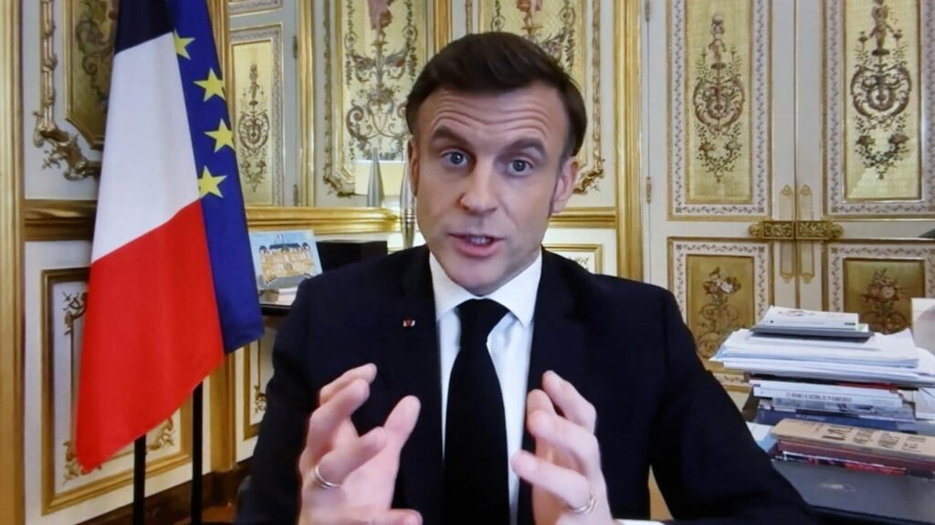 Macron drängt auf 5% BIP in der Verteidigung für Frankreich.
