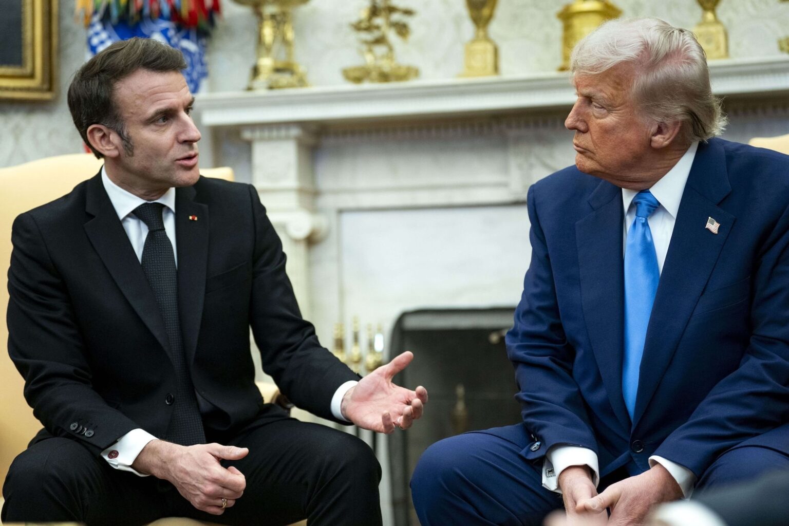 "Kunst des Deals", "Korrektur" ... Die amerikanische Presse lobt Macrons Leistung gegen Trump