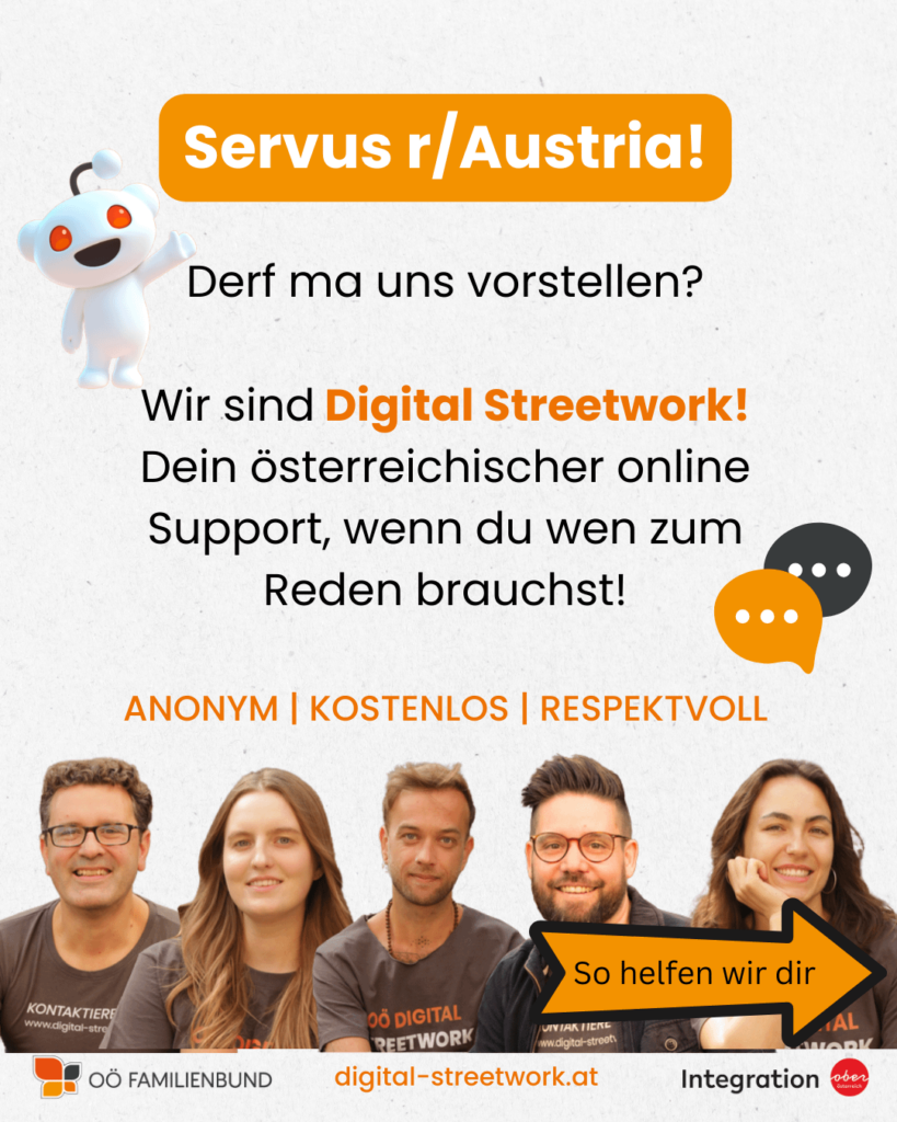 Immer für dich da! Digital Streetwork - jetzt a auf Reddit!
