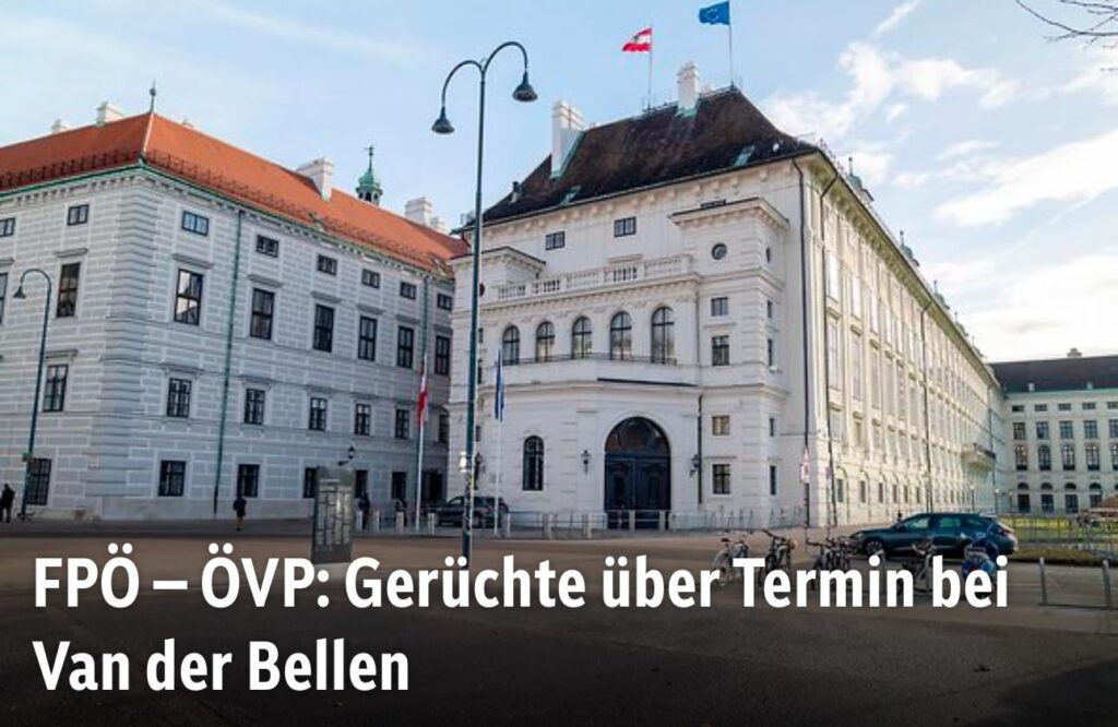 Gerüchte über Termin bei Van der Bellen