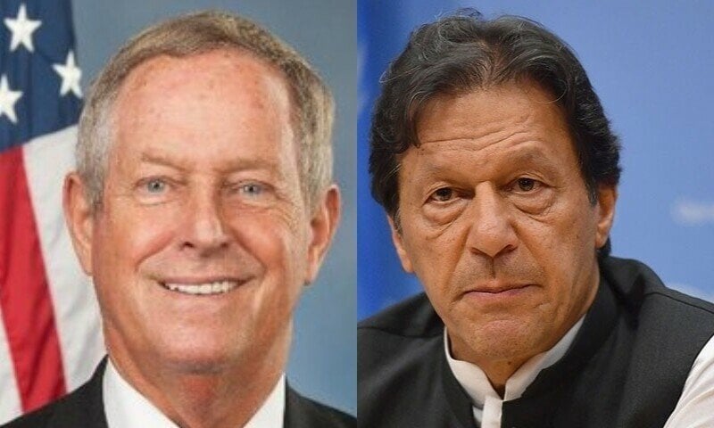 Der US -Regierungsparteibeamte und Trump Confidante schreibt, um den US -Diplomat zu übertreffen, um "freien Imran Khan" zu übertreffen.