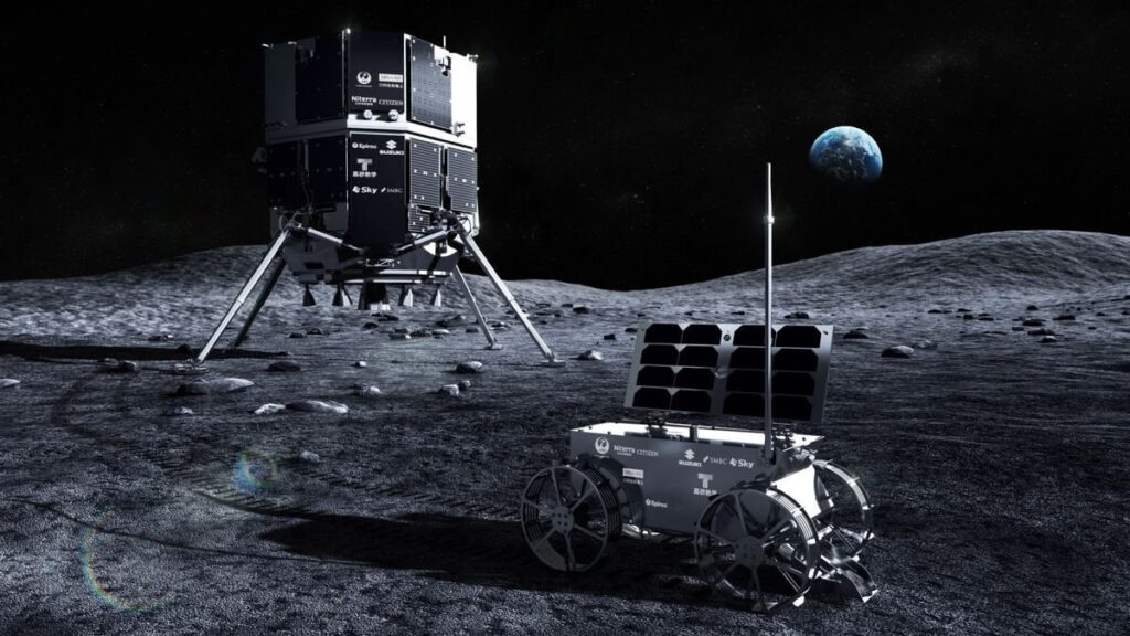 Japans Resilienz -Lunar Lander bereitet sich auf den 1. Schwung um den Mond vor
