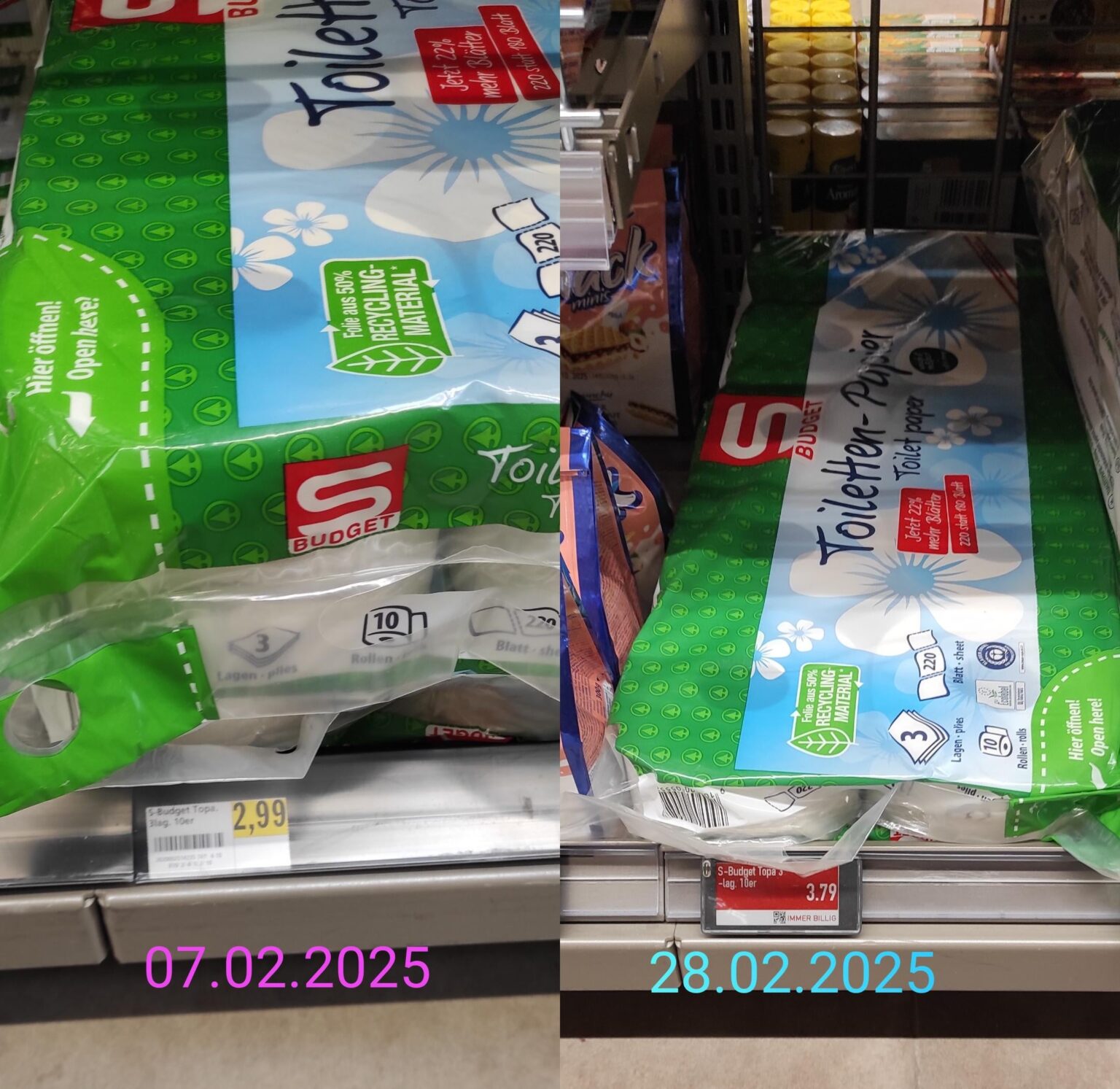 IMMER BILLIG bei Spar