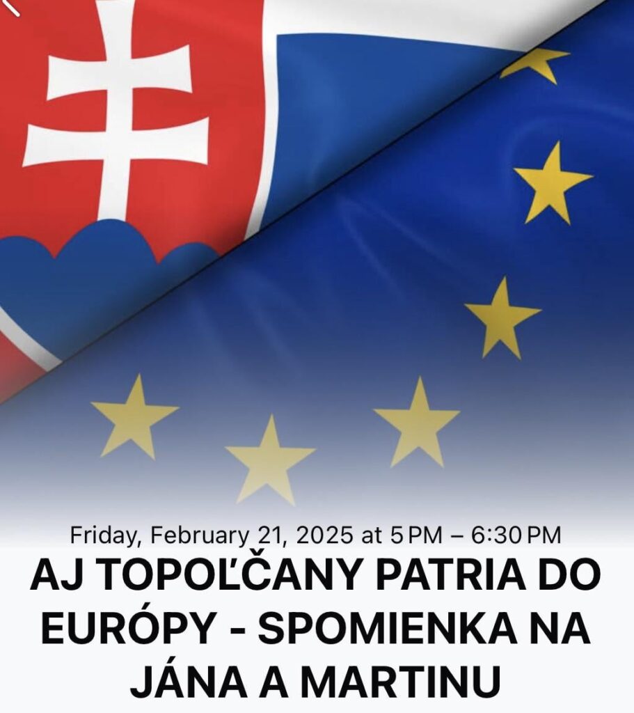 Auch Topoľčany sind Europa - der erste Protest in Ficos Heimatstadt am kommenden Freitag am kommenden Freitag