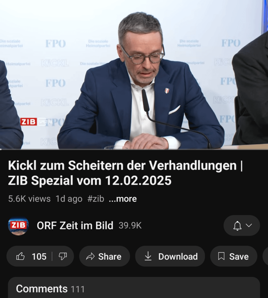 ORF vs. FPÖ TV: Reichweitenvergleich auf YouTube