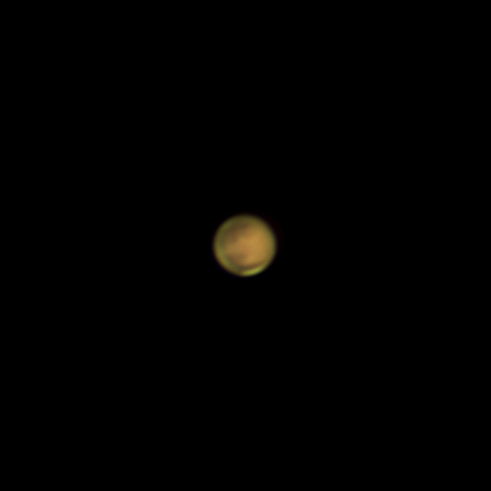 Der winzige rote Planet ... (OC)