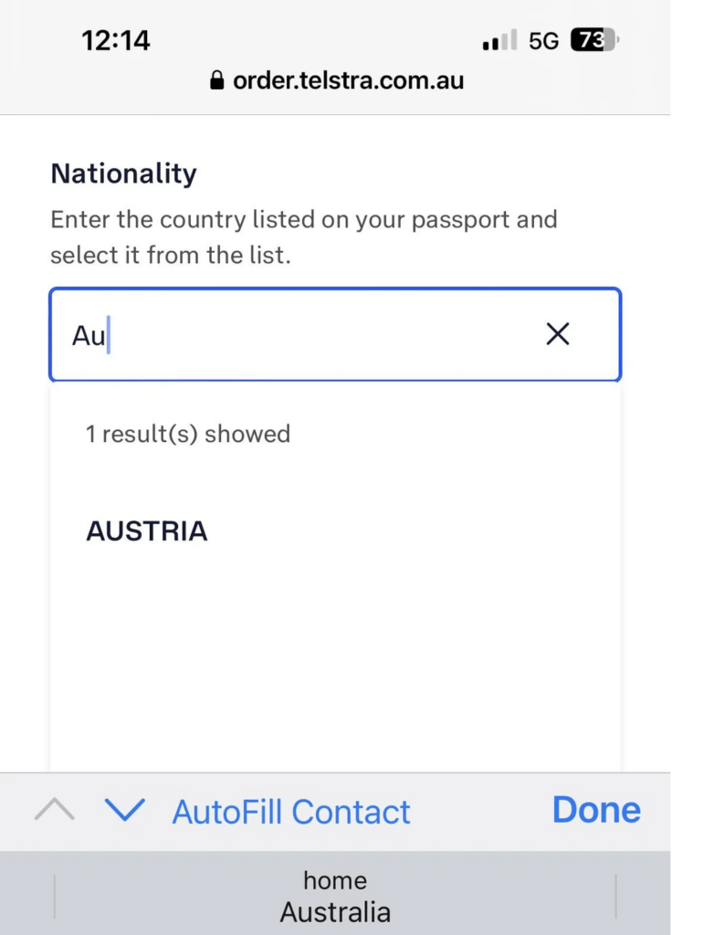 Australien hats auch nicht leicht