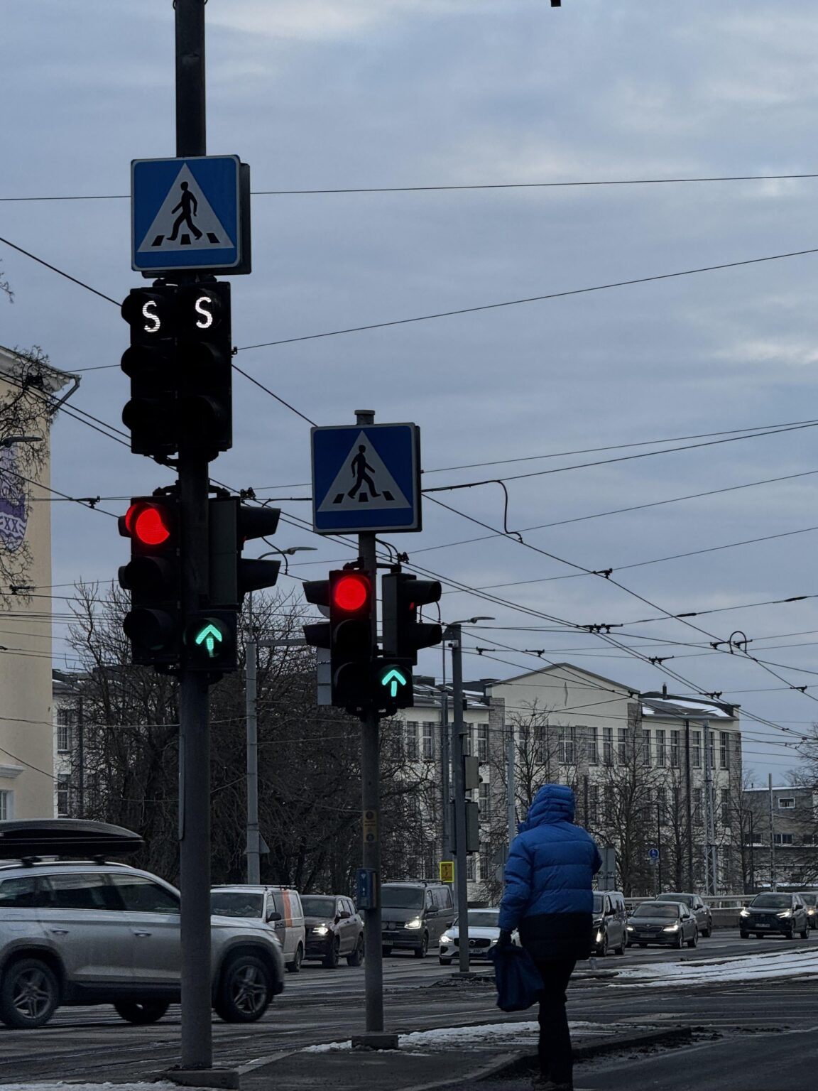 Kann mir jemand sagen, wie ich mich in dieser Ampel verhalten kann?