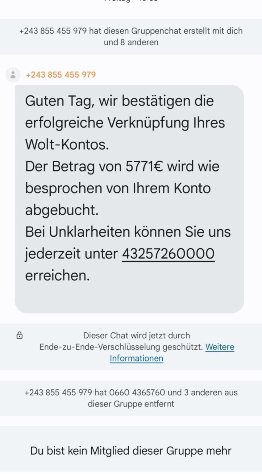 Kennt jemand diesen Scam?