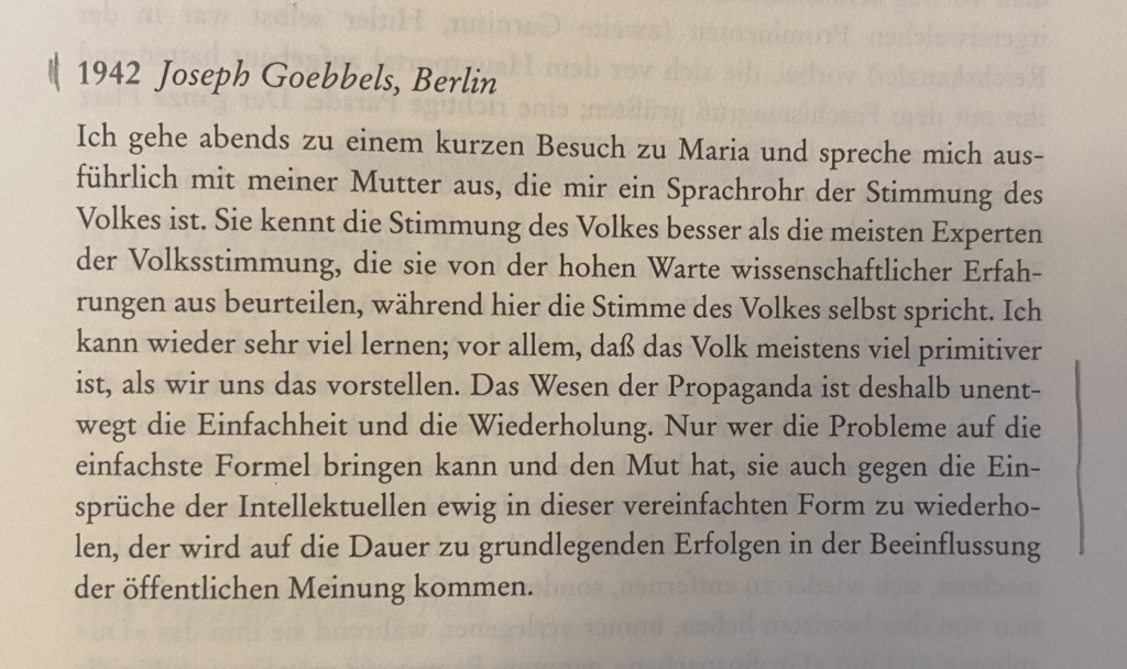 War früher so, ist heute noch Usus.