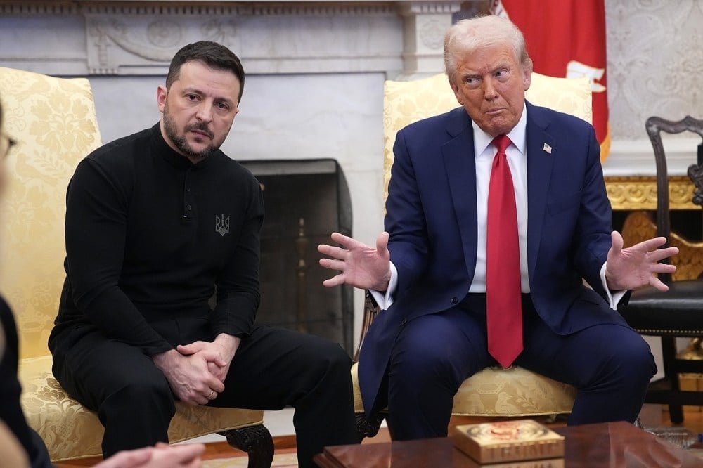 Trump und Zelensky haben ein ovales Büro Smackdown