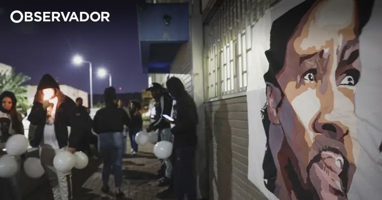 Das Video zeigt einen Moment vor den Aufnahmen von Odair Moniz in Cova da Moura
