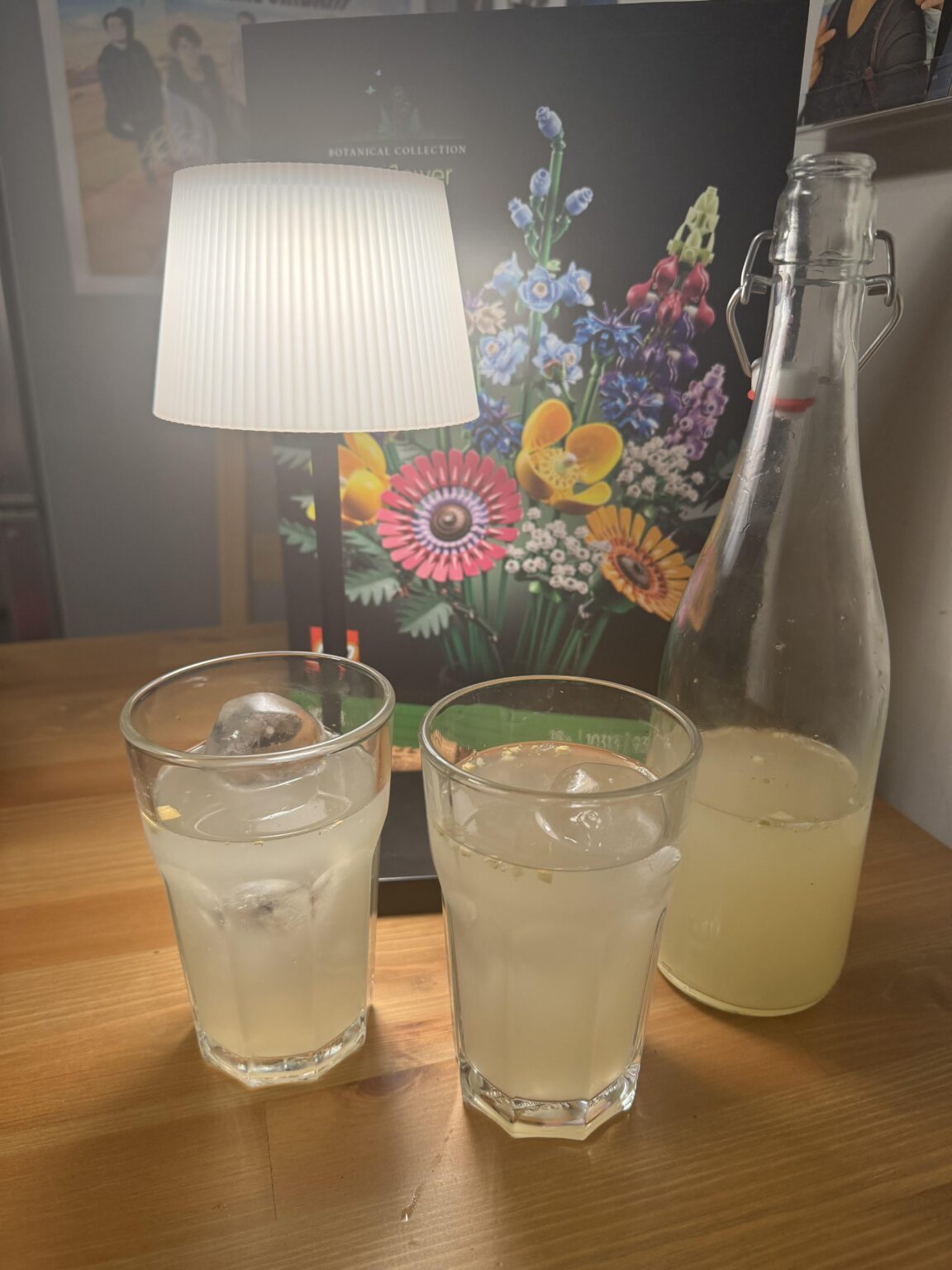 Hausgemachte Ingwe-Zitronengras-Limonade