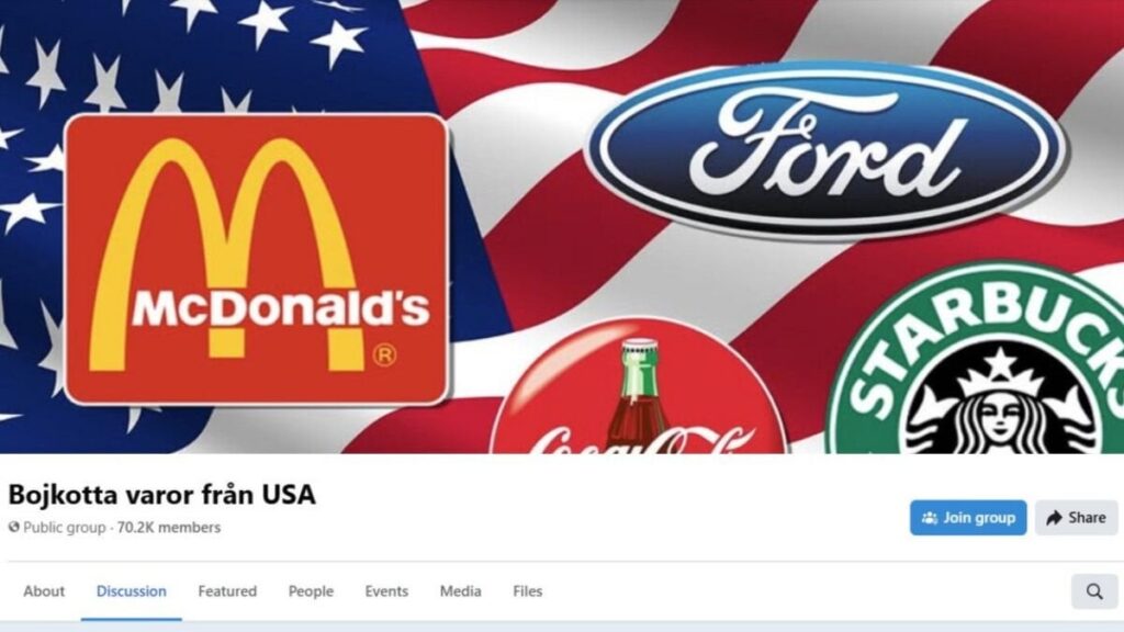 Schweden: Die Bürger beginnen, amerikanische Produkte aufgrund von Donald Trump zu boykottieren