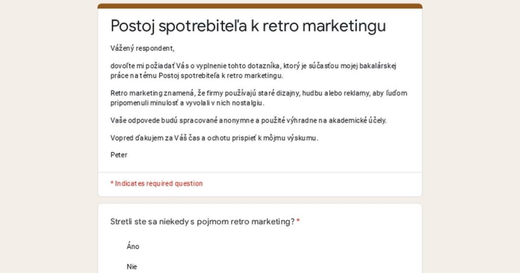 Retro ist zurück! Wie nimmst du es wahr? (Ein kurzer Fragebogen zum Junggesellen Retro ist zurück! Wie nimmst du es wahr? (Ein kurzer Fragebogen zum Junggesellen