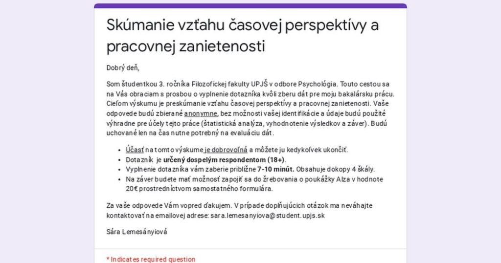 [All][10m]  Untersuchung des Verhältnisses der Zeitperspektive und der Arbeitsbegeisterung