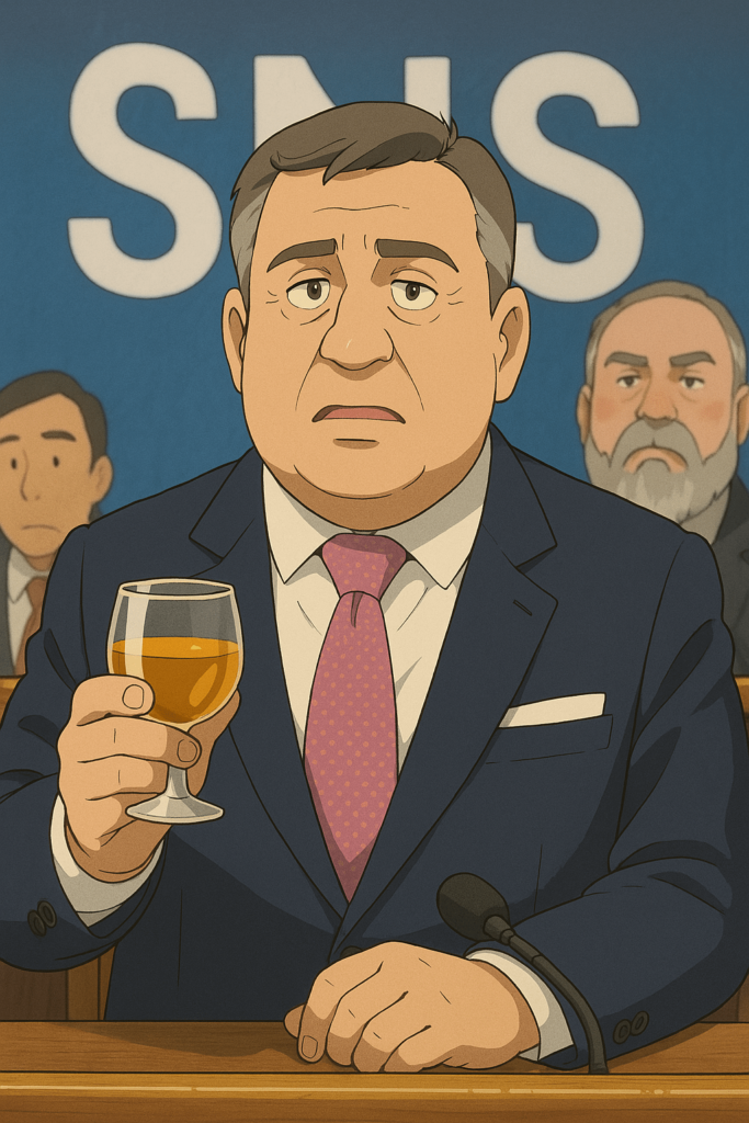 Machen wir keinen Animationsfilm, der von der slowakischen Politik inspiriert ist?