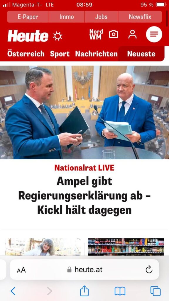 Ich glaub heute weiß nicht was eine Ampel ist