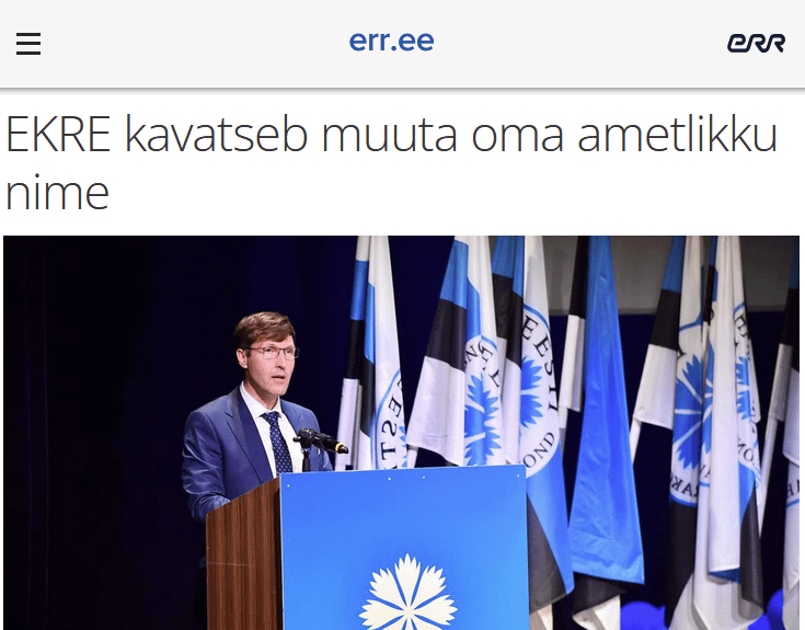 Wie heißt der neue Ekre?