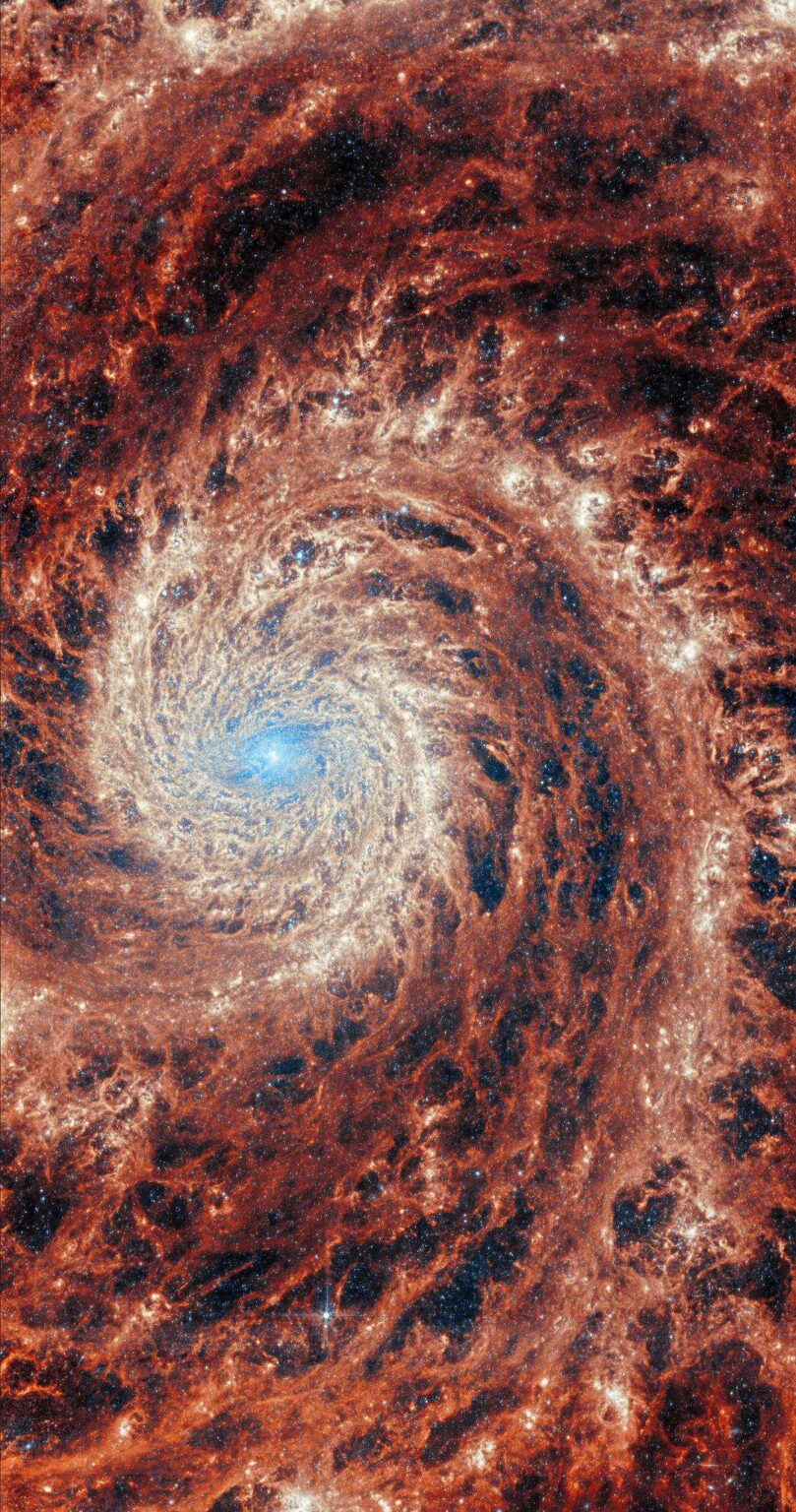 James Webbs atemberaubende Aussicht auf M51 Galaxy!