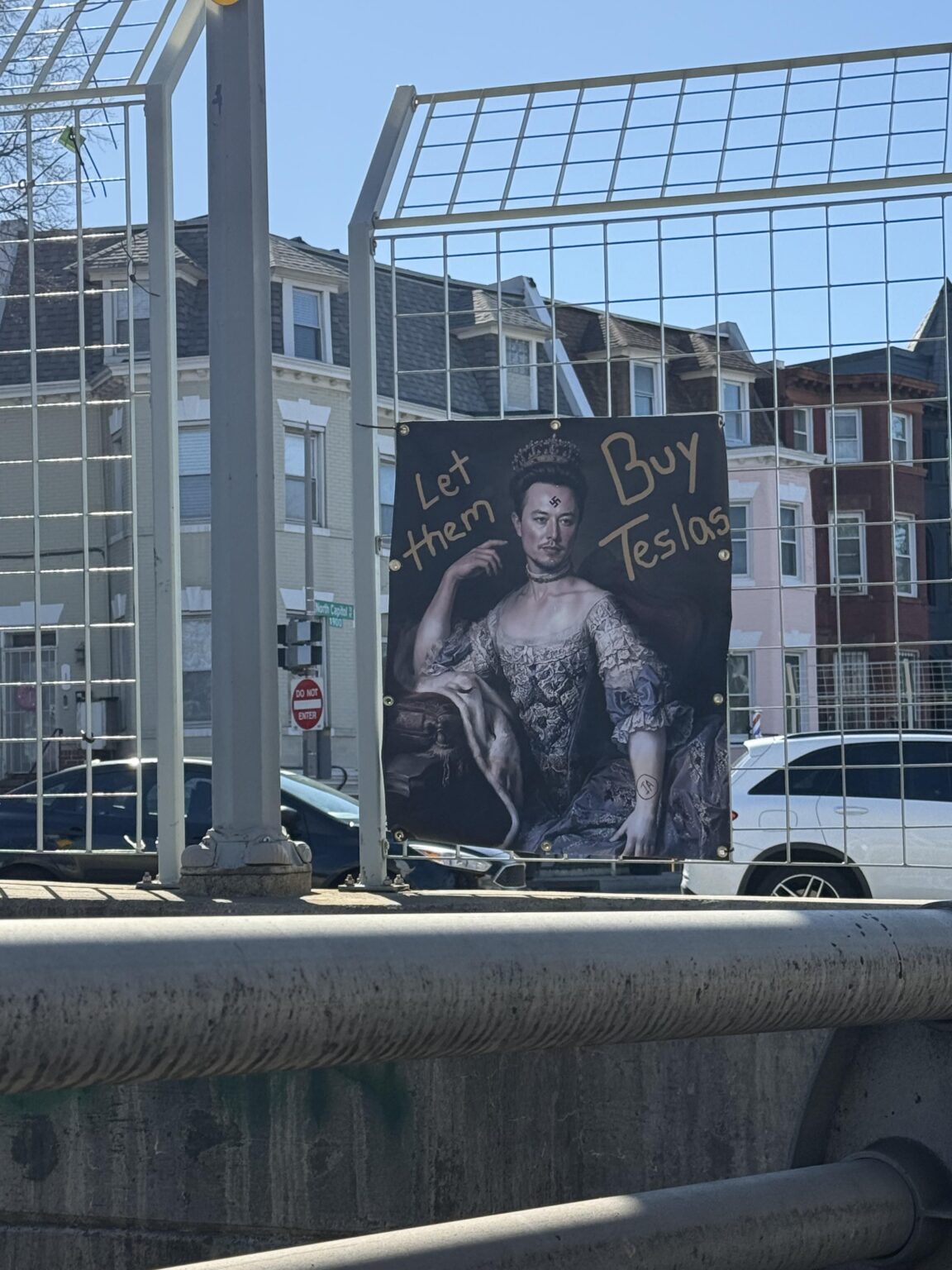 Auf dem Weg zur Arbeit heute Morgen in DC gesehen
