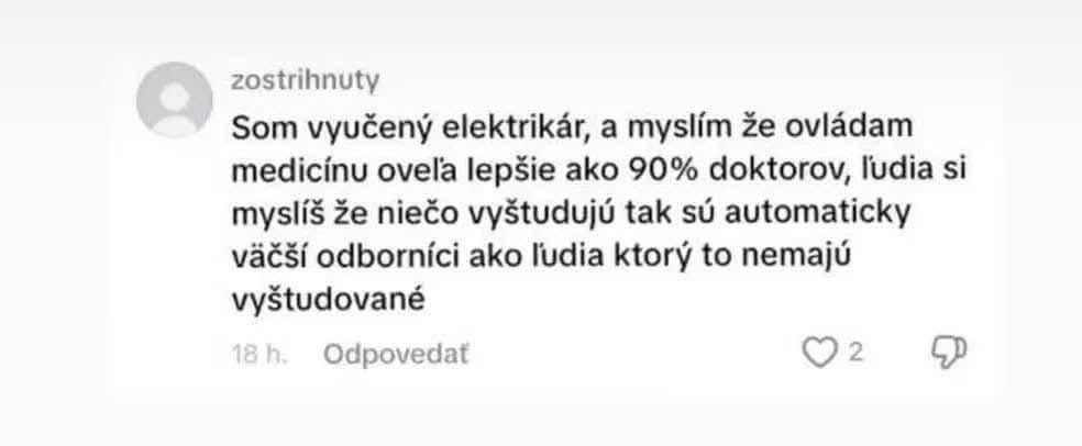 Slovenský Dr. Nick Riviera?