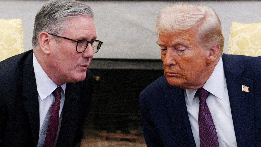 Trump will einen Tarif "Urknall" - und Keir Sarmmer kann es nur grinsen und tragen