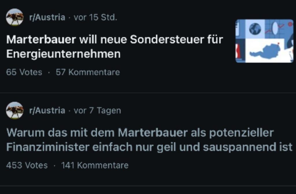 Guter Start für Marterbauer