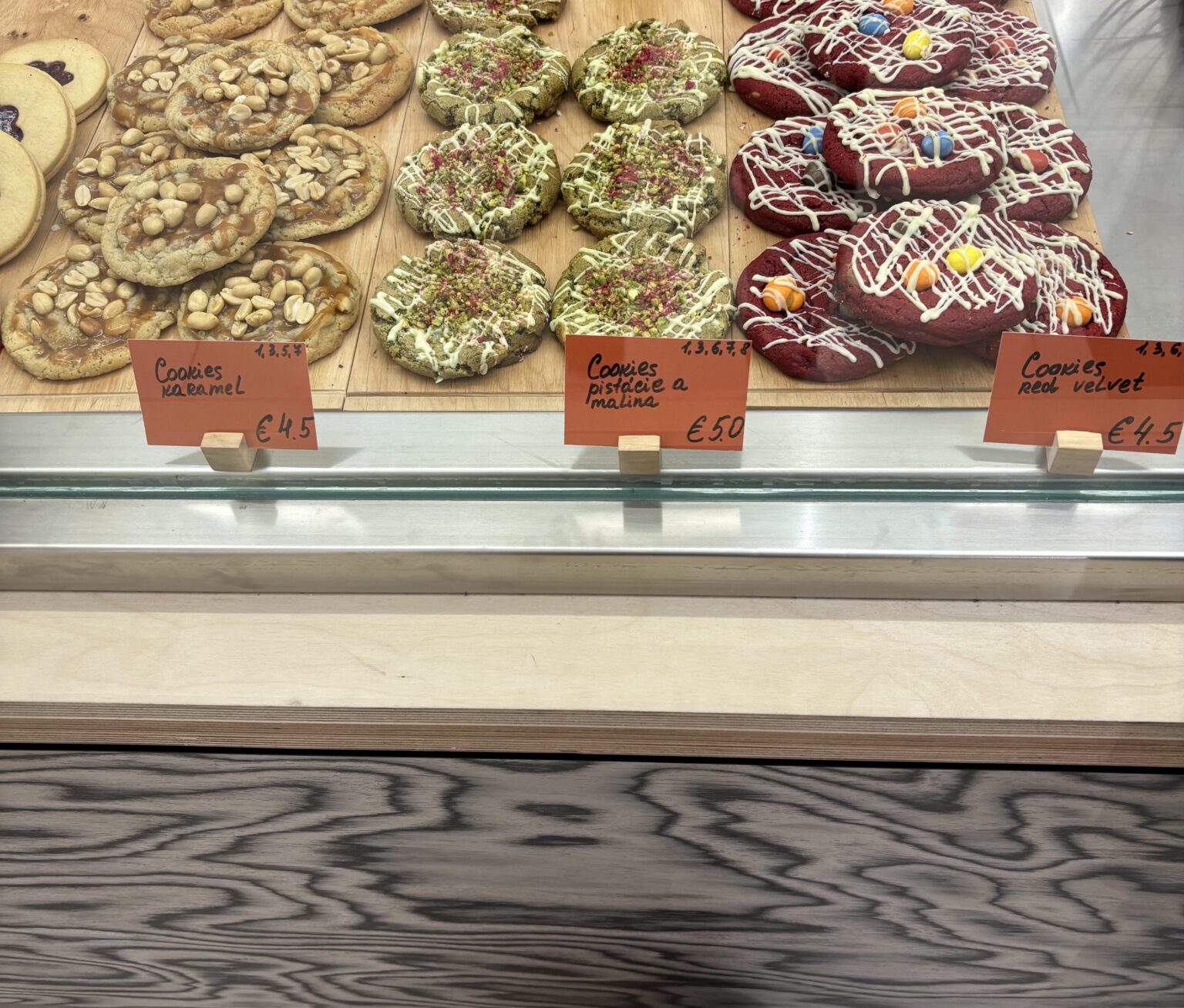 Kekse Preise in einer unbenannten Bäckerei in BA Kekse Preise in einer unbenannten Bäckerei in BA