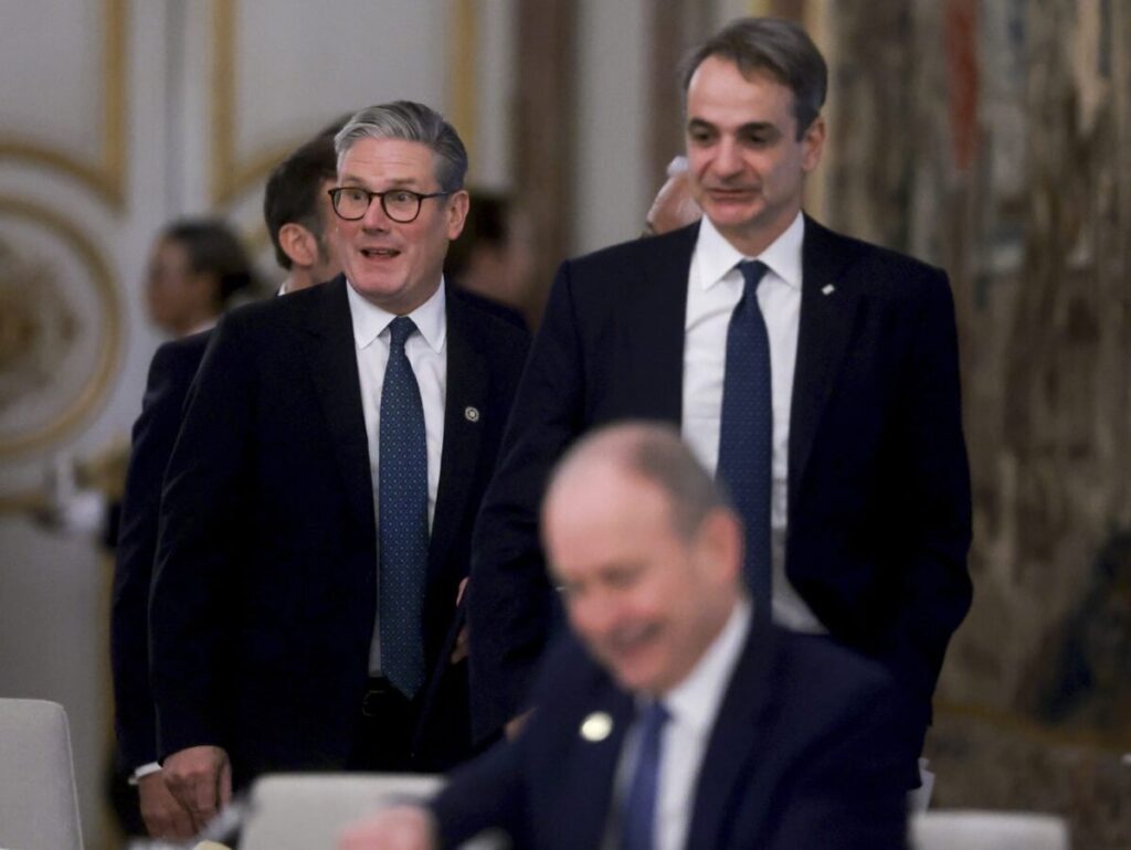STARMER -Einladung zu europäischen Führern, Türkei, aber nicht an Mitsotakis