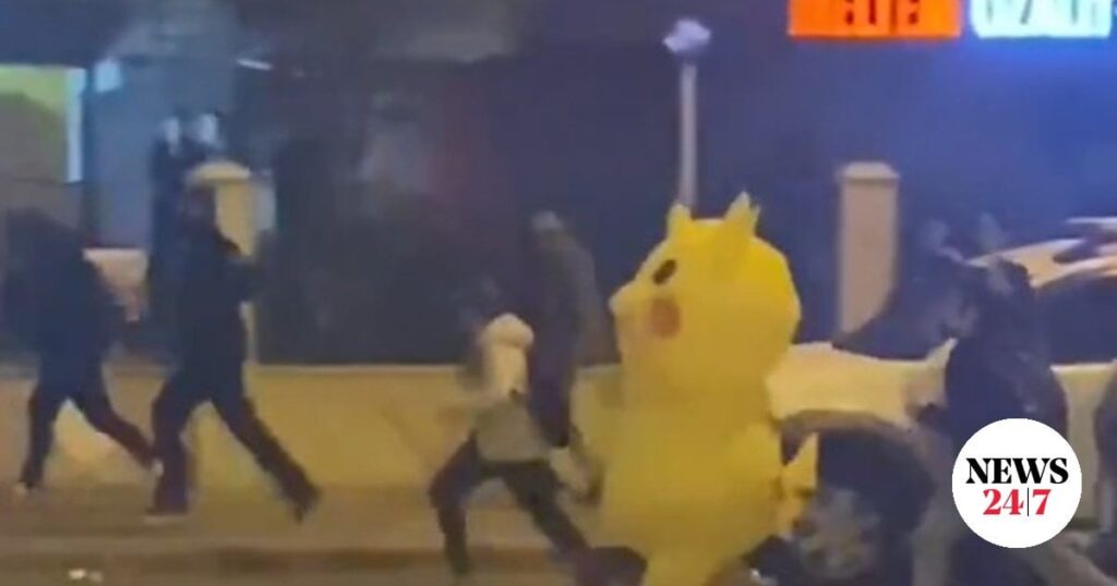 Türkei: "Pikatsu" versucht, der Polizei zu entkommen - Video
