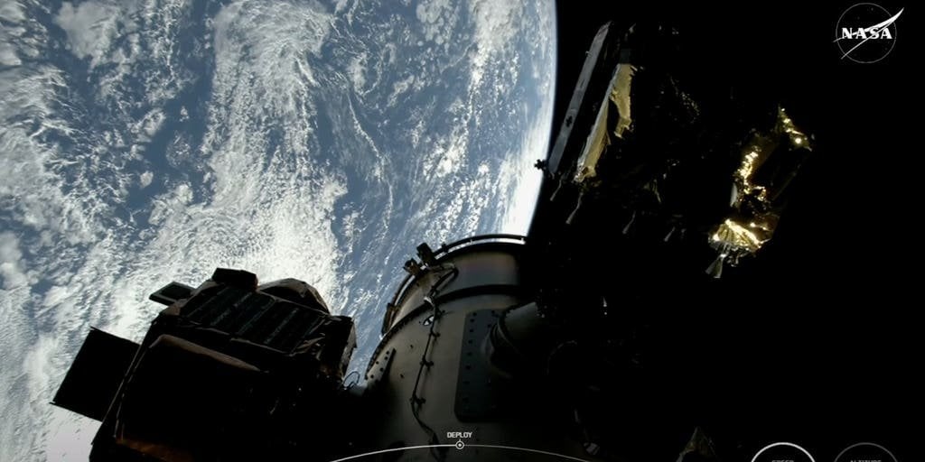 Asteroidensonde, von denen angenommen wird, dass sie im Raum stürzt