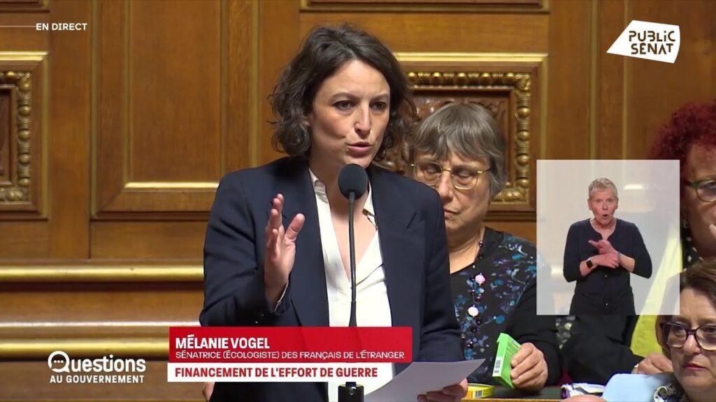 Ukraine: "Haben Sie wirklich Angst, die Reichen zu besteuern, als Putin gewinnen zu lassen?" "Fragt Mélanie Vogel - öffentlicher Senat