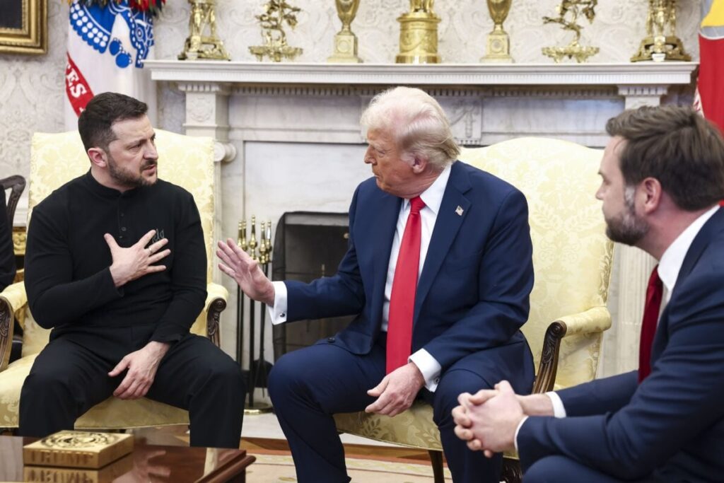 Trump - Zelenski vor der Kamera - er hat ihn aus dem Weißen Haus geworfen