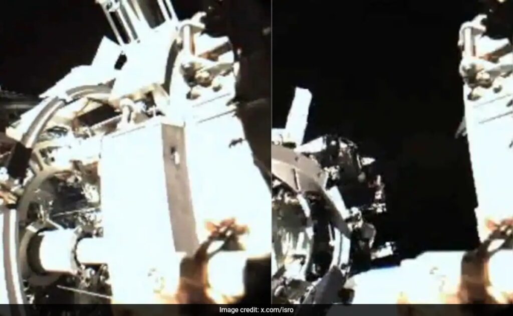 Uhr: ISRO teilt "spektakuläre Ansicht" der Entdeckung von Spadex-Satelliten