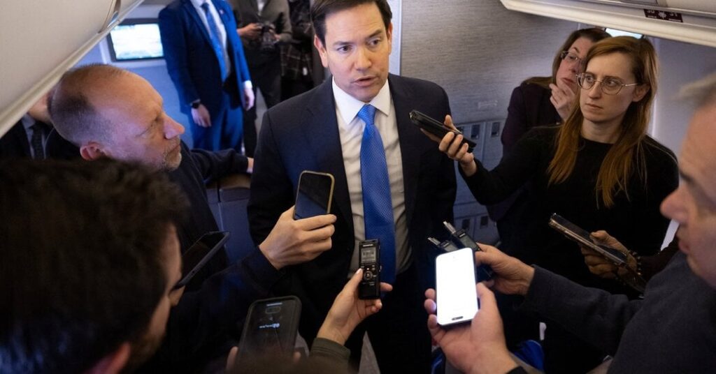 Die Ukraine muss in jedem Friedensabkommen das Gebiet abtreten, sagt Rubio