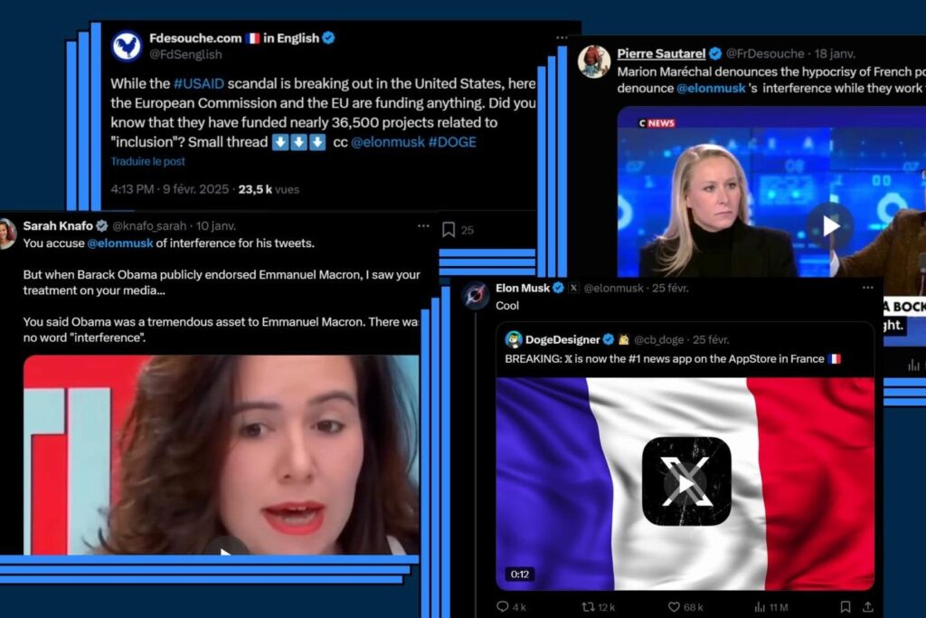 Die Franzosen weit rechts versuchen alles, um die Aufmerksamkeit von Elon Moschus auf x zu erregen Die Franzosen weit rechts versuchen alles, um die Aufmerksamkeit von Elon Moschus auf x zu erregen