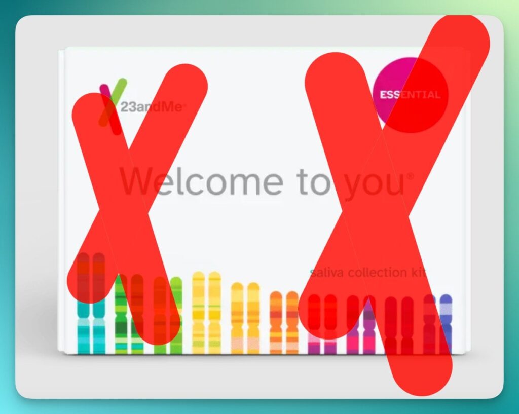 DNA von 15 Millionen Menschen zum Verkauf bei 23andme Insolvenz