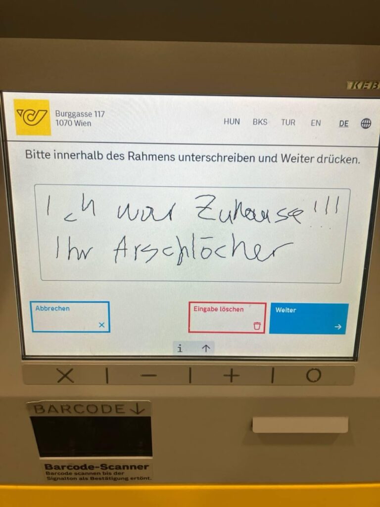 Valide Unterschrift?