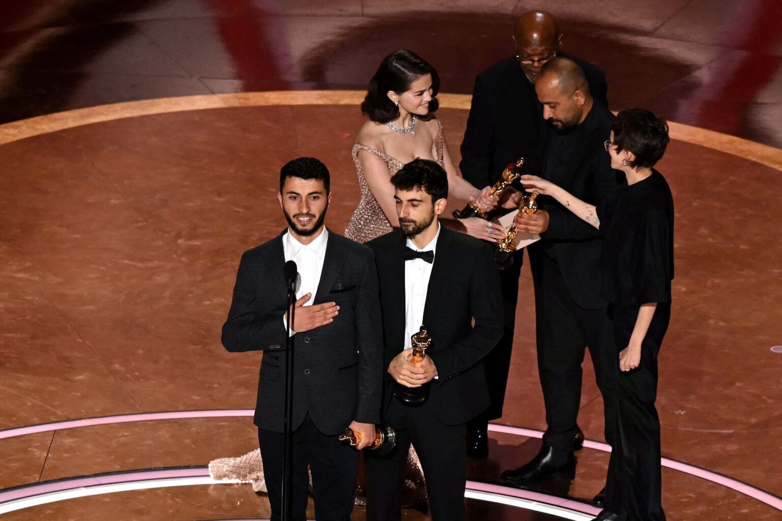 „Kein anderes Land“, israelisch-palästinensische Produktion, Kritiker Israels, gewinnt den Oscar für den besten Dokumentarfilm "Kein anderes Land", israelisch-palästinensische Produktion, Kritiker Israels, gewinnt den Oscar für den besten Dokumentarfilm