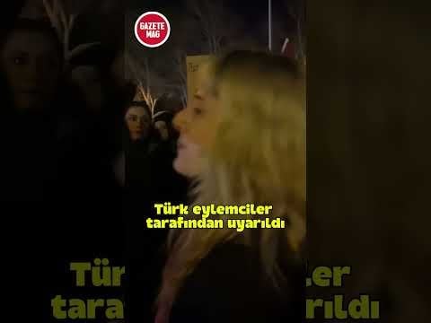 Trennung und Gewalt von Seidendemonstranten in Demonstrationen in der Türkei