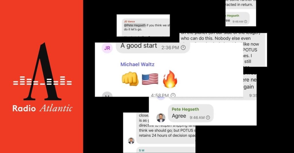 Jeffrey Goldberg im Gruppenchat, der das Internet gebrochen hat Jeffrey Goldberg im Gruppenchat, der das Internet gebrochen hat