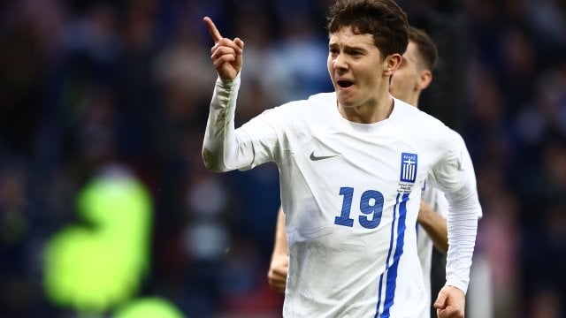 Karetsas wurde der jüngste Torschütze in der Geschichte der Nations League - ließ den spanischen Gavi 2.