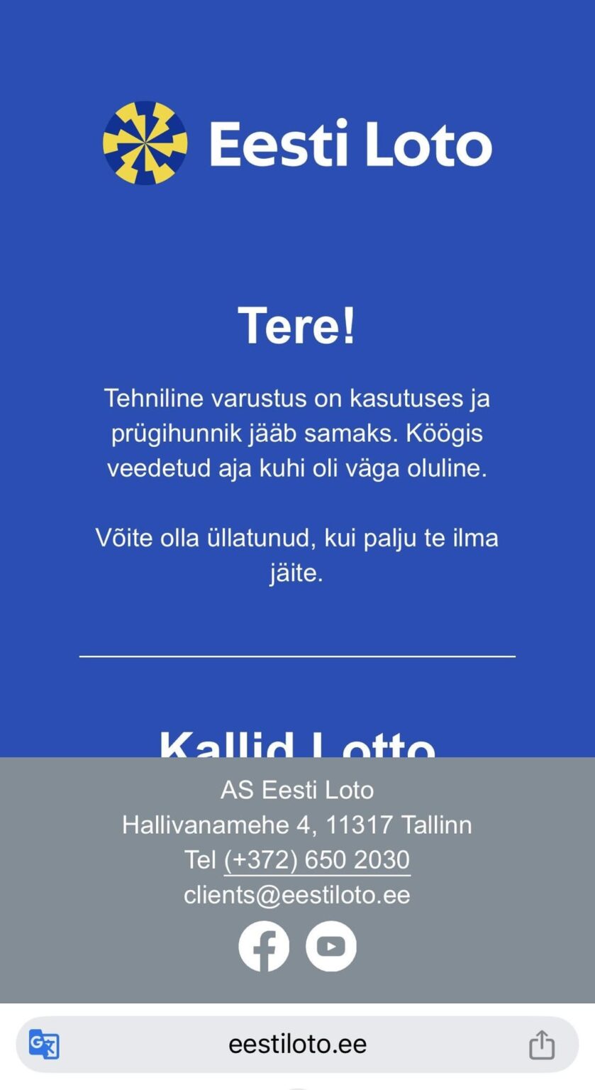 Sollte ... eesti es loto es, um Männern zu helfen?