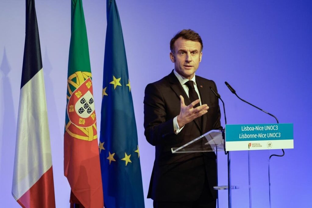 Seit Portugal hat Macron Europa aufgefordert, "Vasalisierung" zu verweigern,