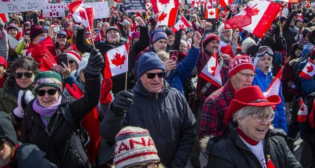Ellbogen in Kanada - die Welt drängt auf Trumps Eroberungsträume zurück. So sind Amerikaner.